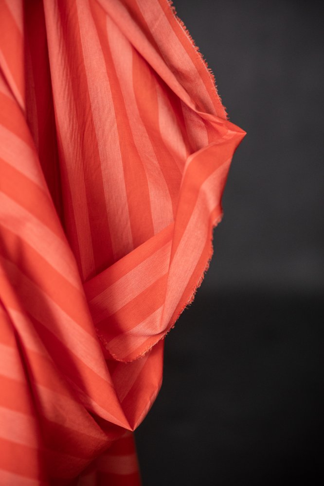 Roadrunner Watercolour Organic Cotton Stripe