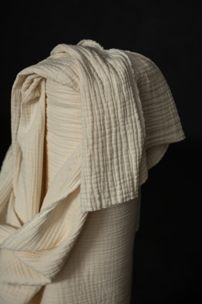 white double gauze Japanese fabric