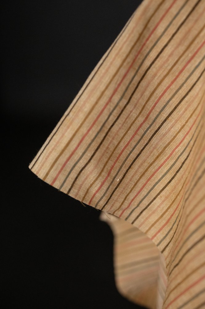 striped indian handloom fabric