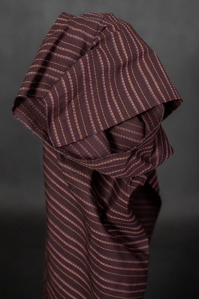 purple/plum indian stitched cotton