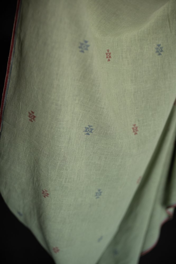 Bay of Bengal Extra Weft Handwoven Cotton
