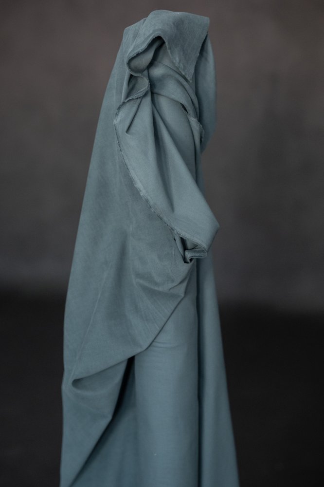 Schoolhouse Blue 28 Wale Corduroy