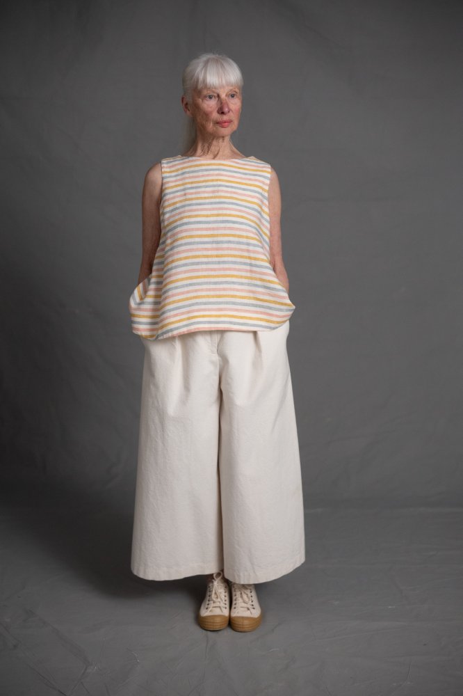 Suzy Stripe European Laundered Linen