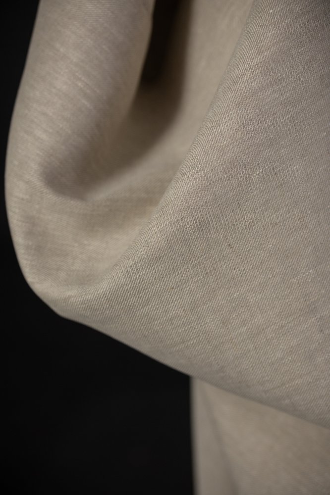 neutral linen twill