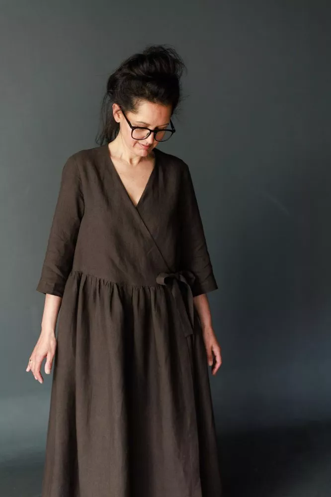 The Etta Wrap Dress Sewing Pattern