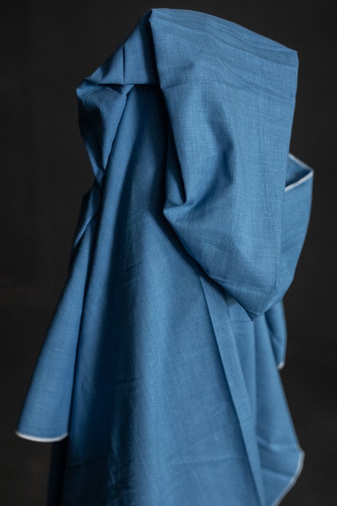 Vintage blue denim chambray