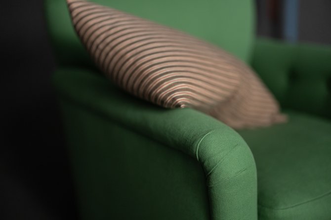 Caramel Stripe Heavy Recycled Cotton