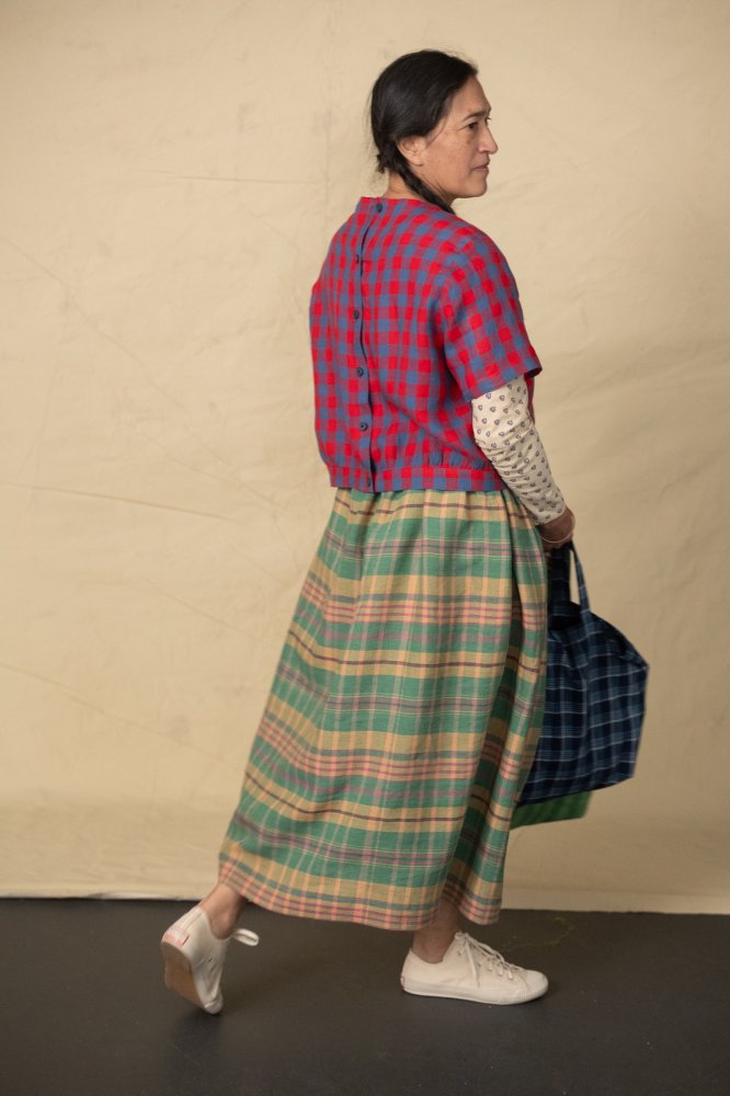 Madhatter European Laundered Linen Check