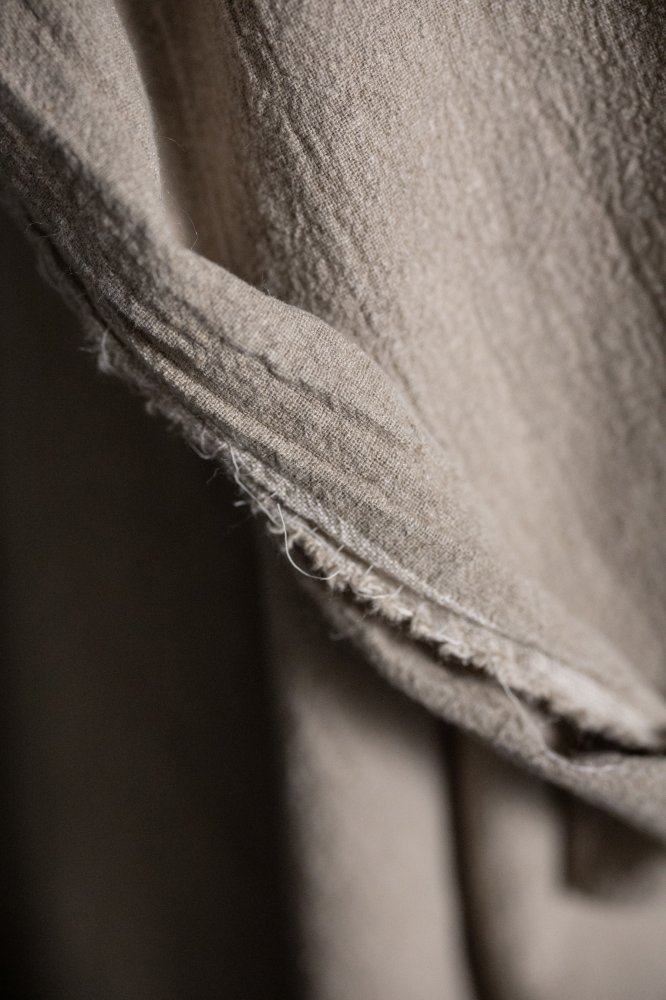 recycled natural linen fabric