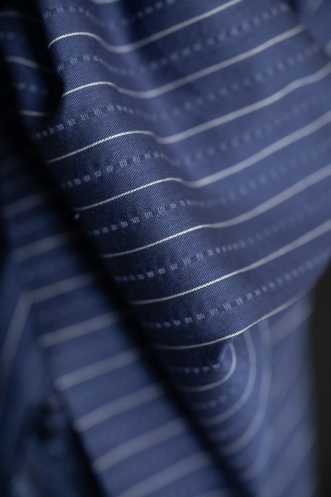 blue woven japanese fabric