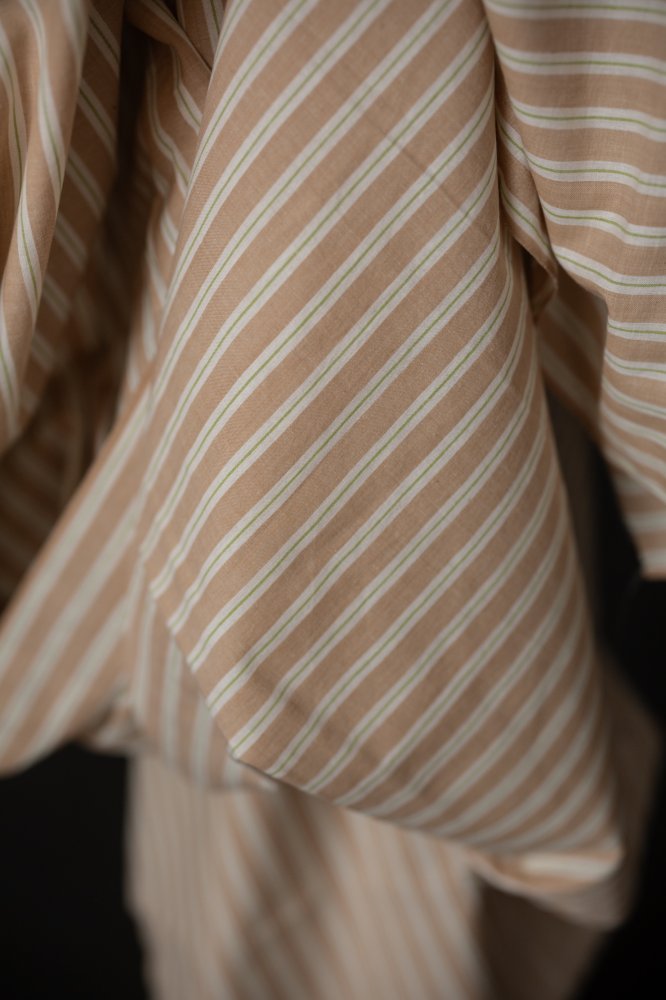 handwoven cotton strip fabric
