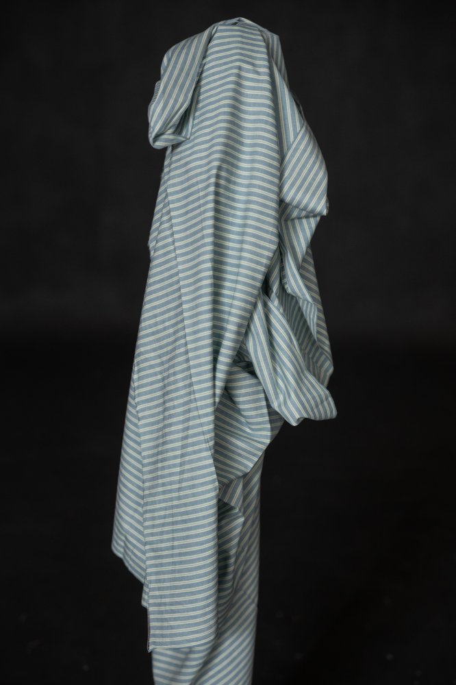 handwoven cotton strip fabric
