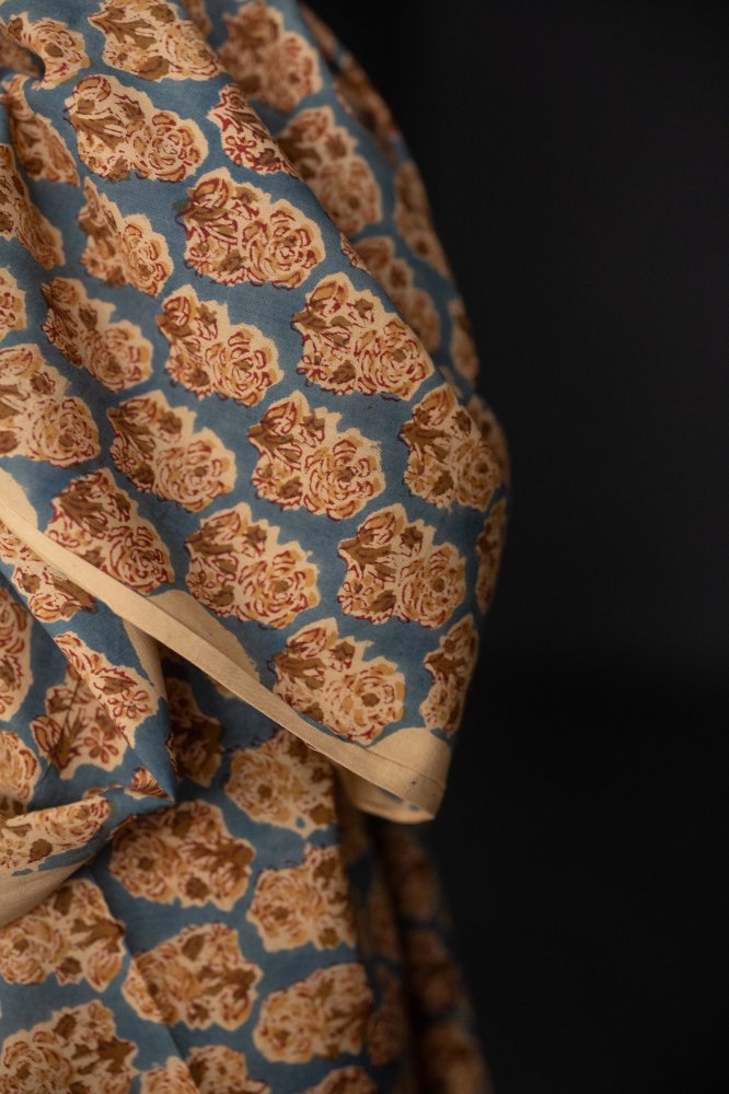 Dilly Indian Block Print Cotton Remnant