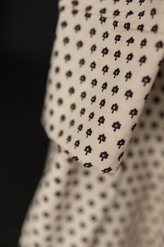 floral block print fabric