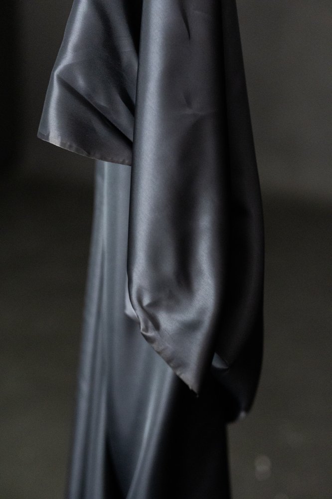 Dark navy lining fabric