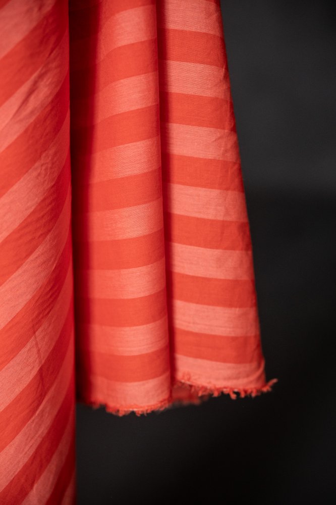 Roadrunner Watercolour Organic Cotton Stripe