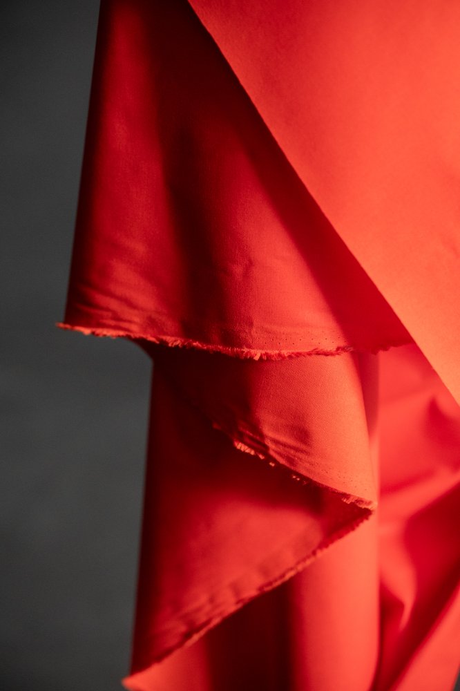 red barrier lining fabric