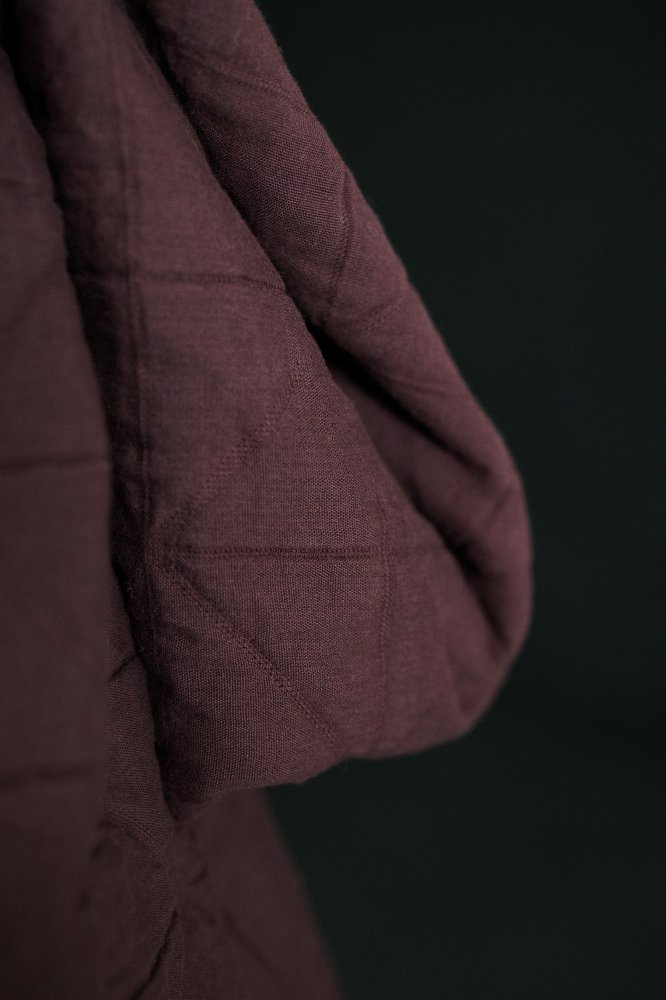 Winter Coulis Quilted Jacquard Cotton