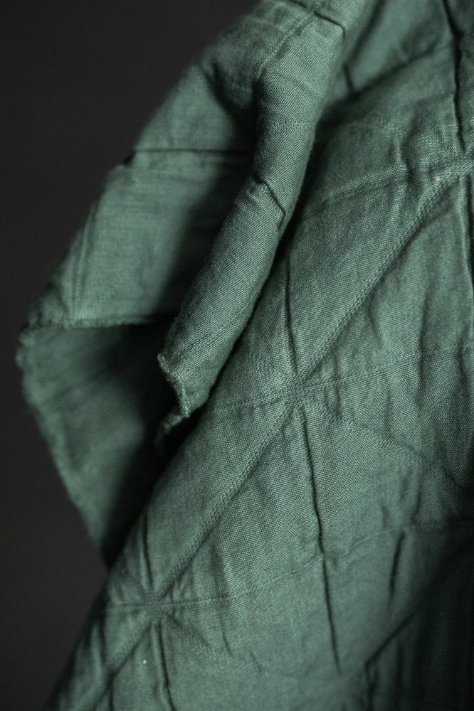 Viridian Quilted Jacquard Cotton