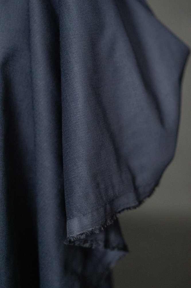 Dark Navy Cotton Needlecord Fabric