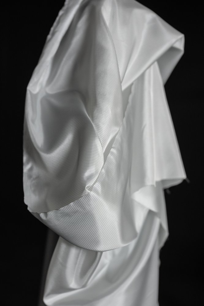 blue pinstripe slip lining