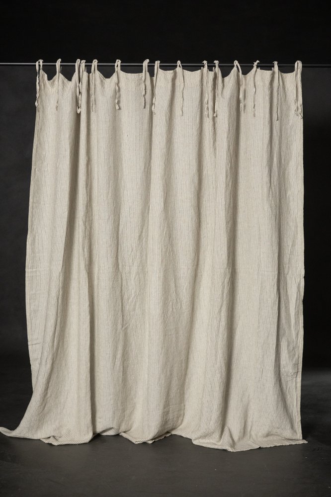 ticking stripe extra wide curtain
