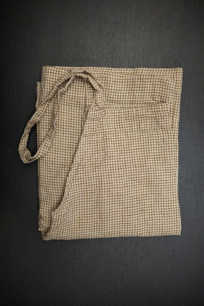 Orchard Grass Laundered Linen Workaday Apron