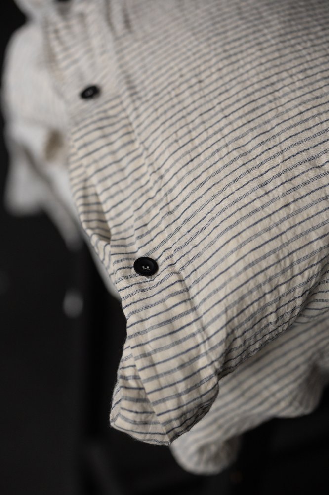 stripy linen pillowcase bedlinen