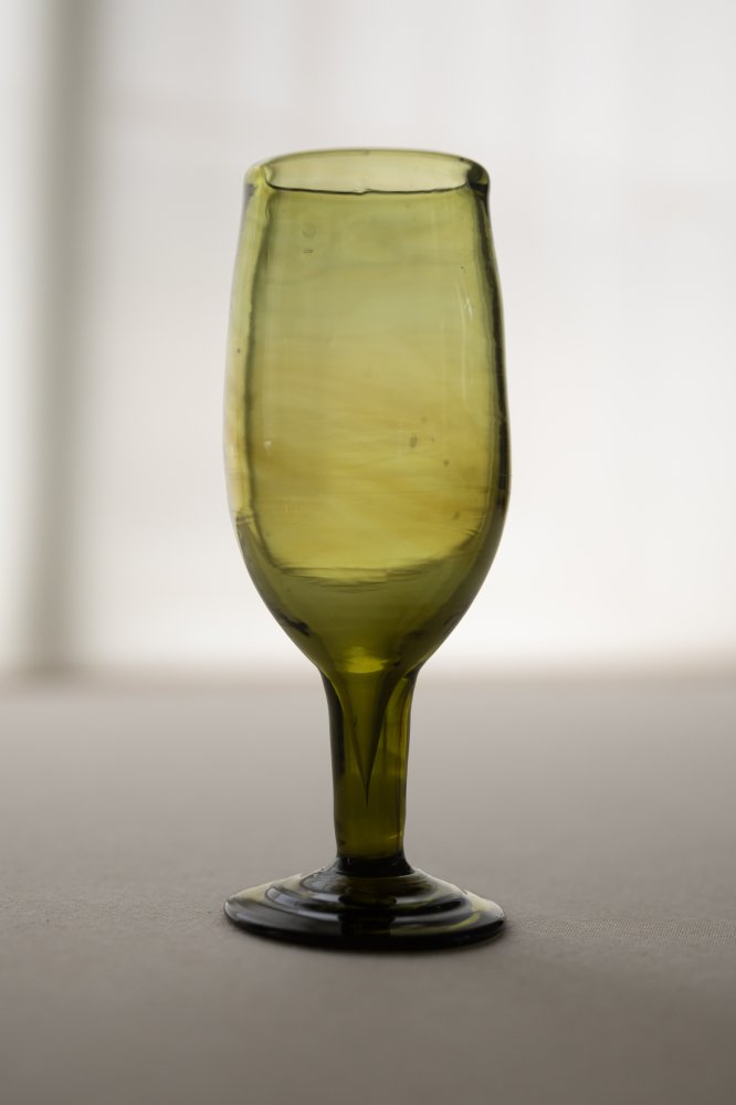 Syrian Handblown Wine Glass
