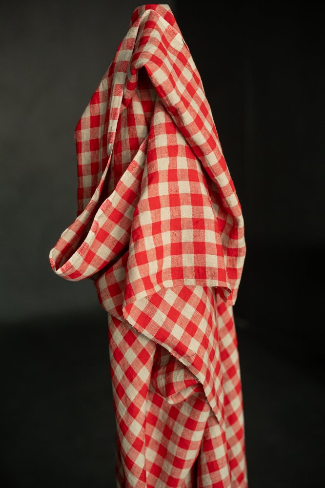Joy European Laundered Linen Gingham