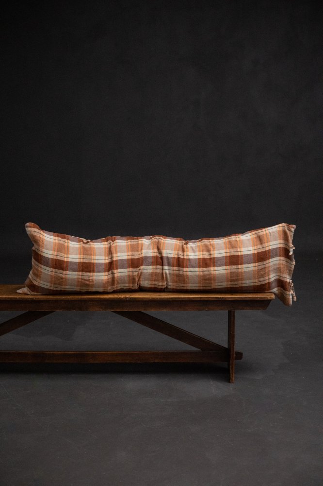 Baked Goods Laundered Linen Tie Pillowcase - Extra Long