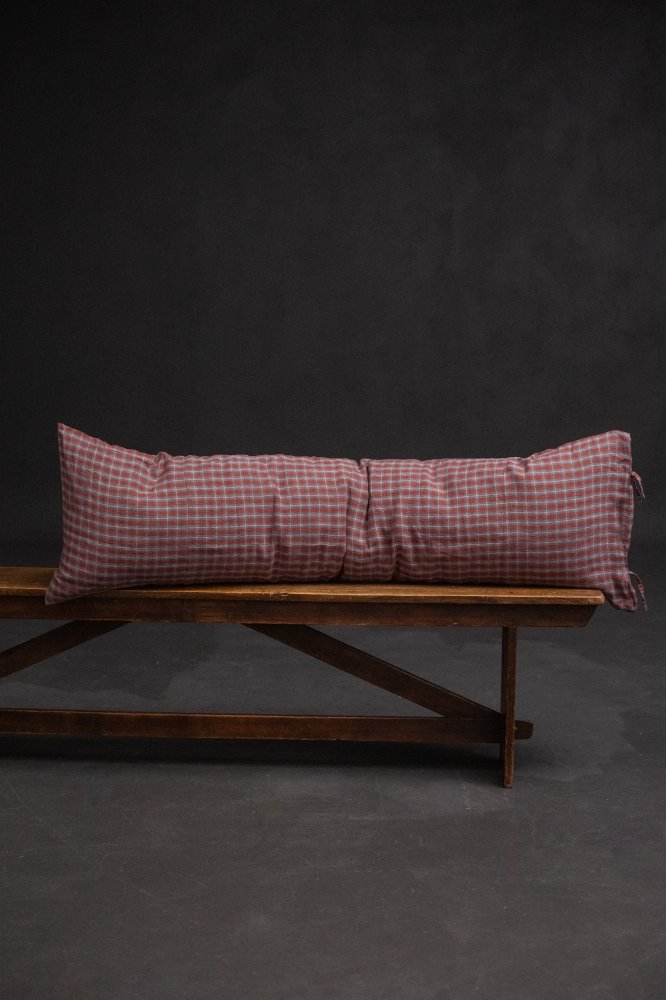 Sansho Spice Laundered Linen Tie Pillowcase - Extra Long