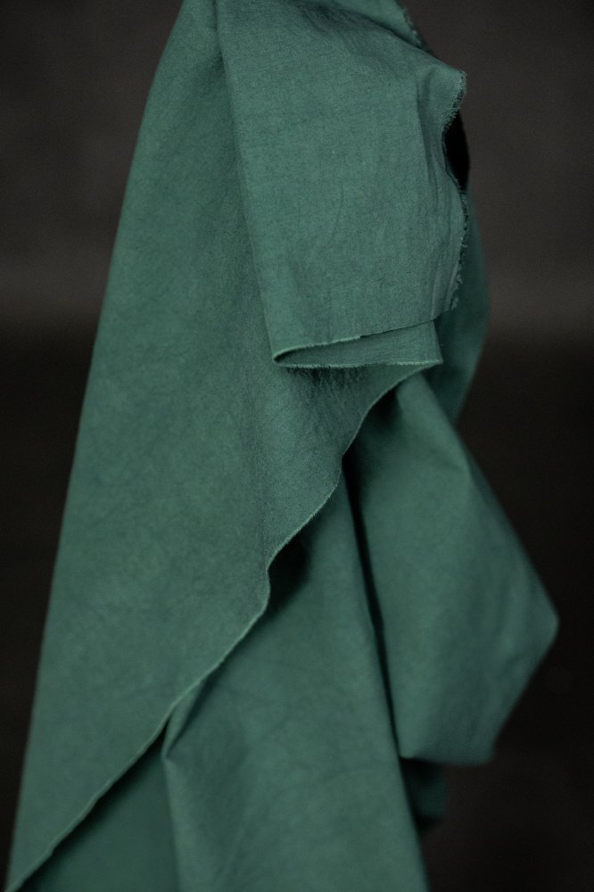 green japanese cotton hemp