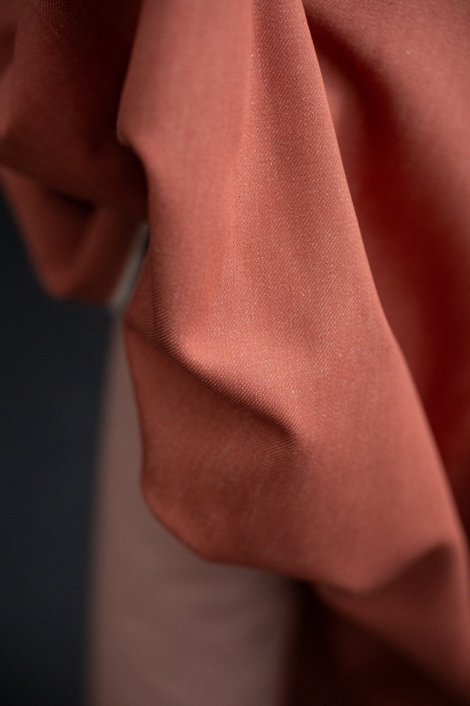 pinky orange 10oz cotton denim