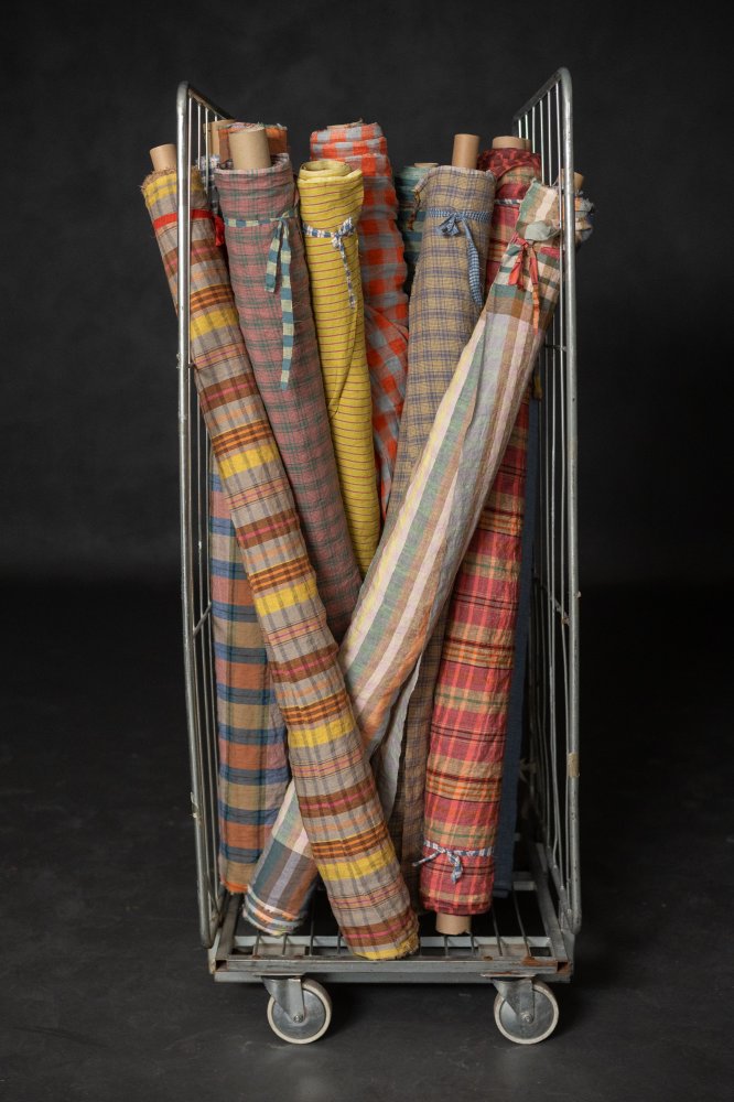 Summer Park European Laundered Linen Check