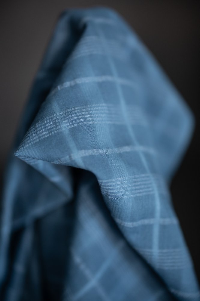 Cerulean Blue Indian Cotton