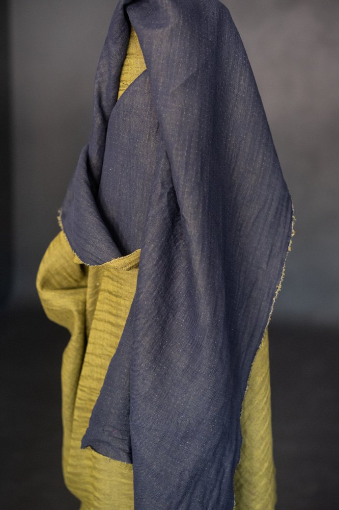 Pome Drops Cotton/Linen Double Gauze