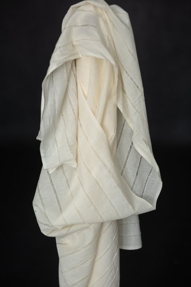 Loose Stripe Natural Indian Cotton