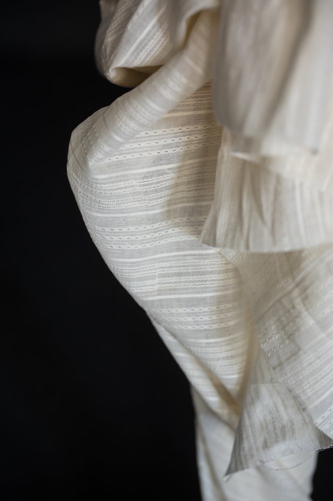 Sampler Stripe Natural Indian Cotton