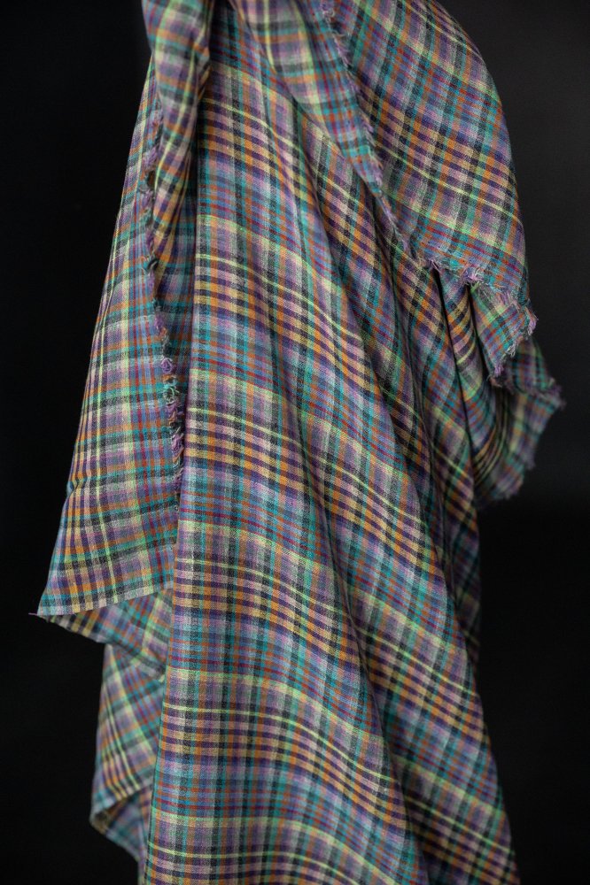 multicolour italian linen
