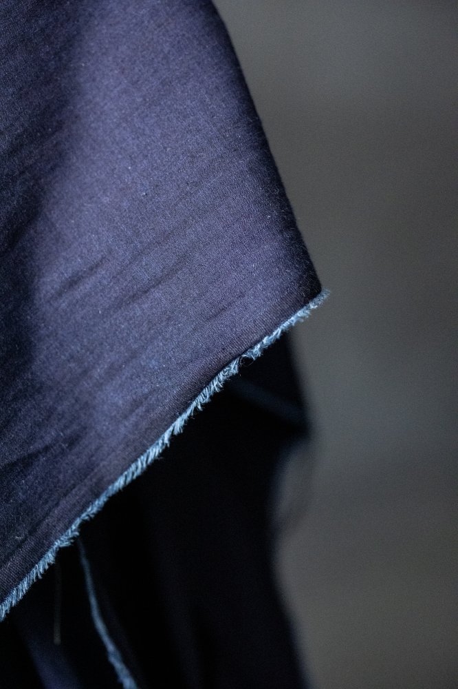 Deep Navy 5.5oz Dressweight Cotton
