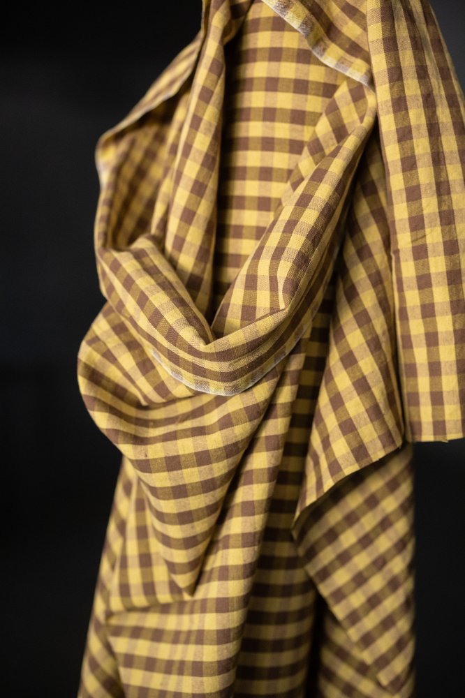 Walton Check European Laundered Linen/Cotton