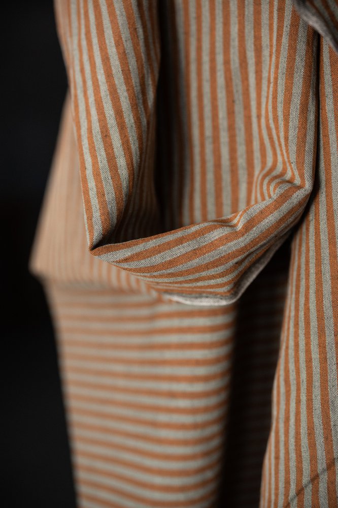 Dalloway Stripe European Laundered Linen/Cotton
