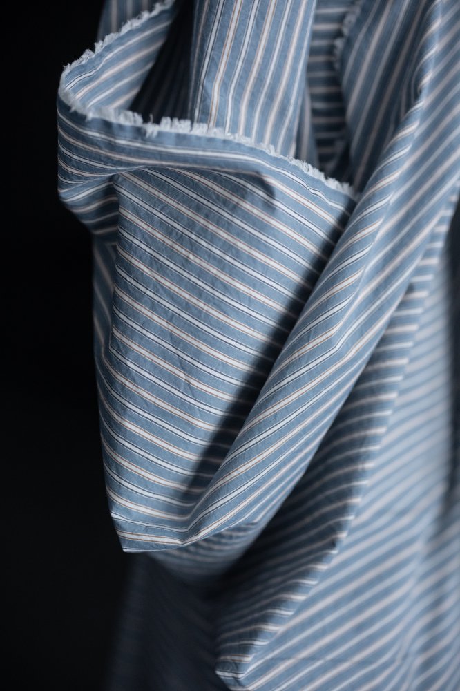 Heron StripeJapanese Organic Cotton