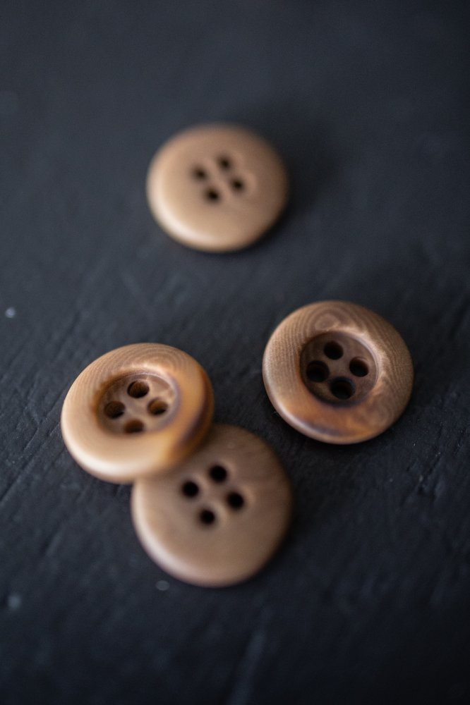 Dusty Tan Corozo Button