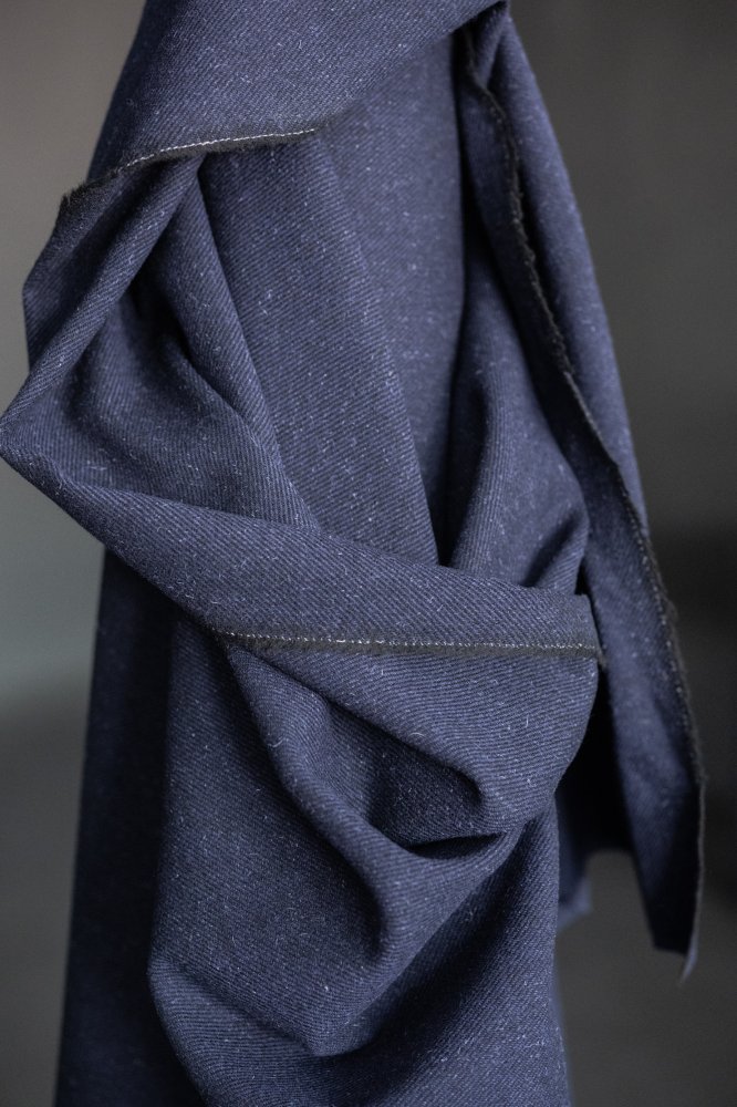 Indigo English Wool Twill
