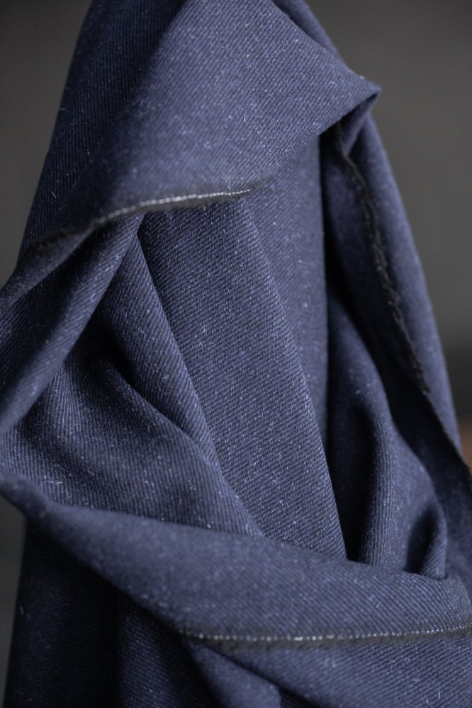 Indigo English Wool Twill