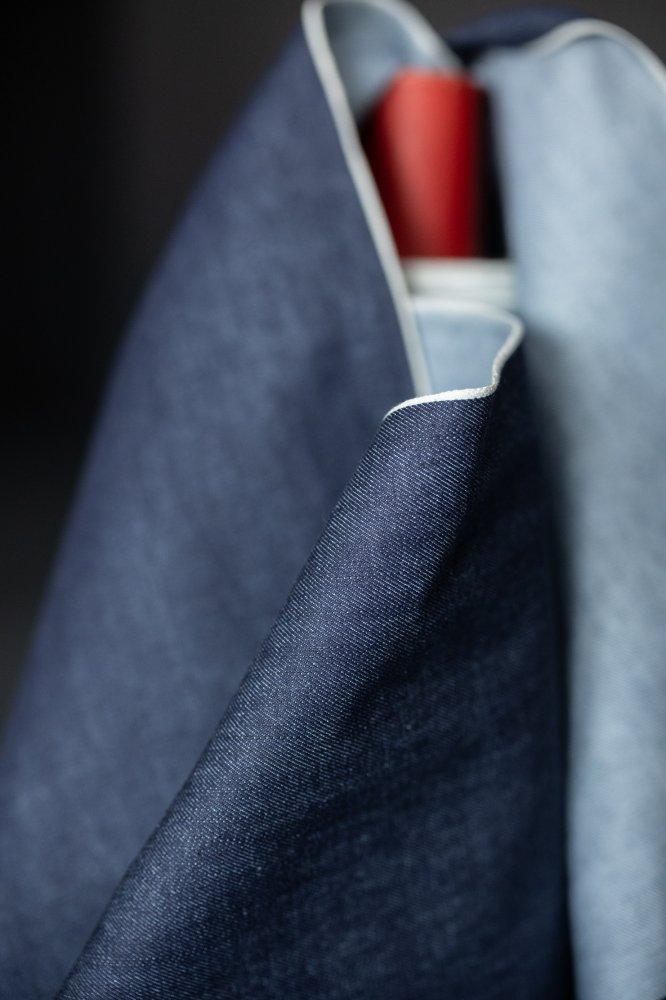 White Dip 15.1oz Selvedge Denim